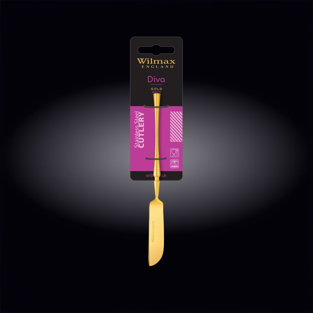 Нож для масла 16 см на блистере WL‑999571/1B