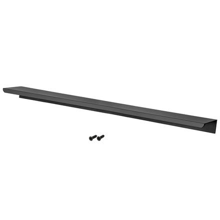 Ручка торцевая RT-005-400 BL, 400 мм, матовый черный