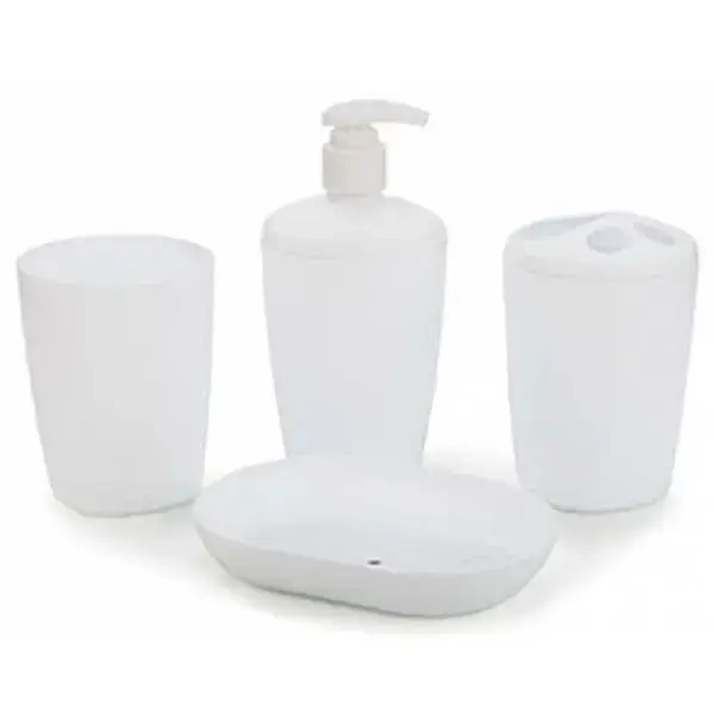 Набор аксессуаров для ванной комнаты Aqua (снежно-белый)