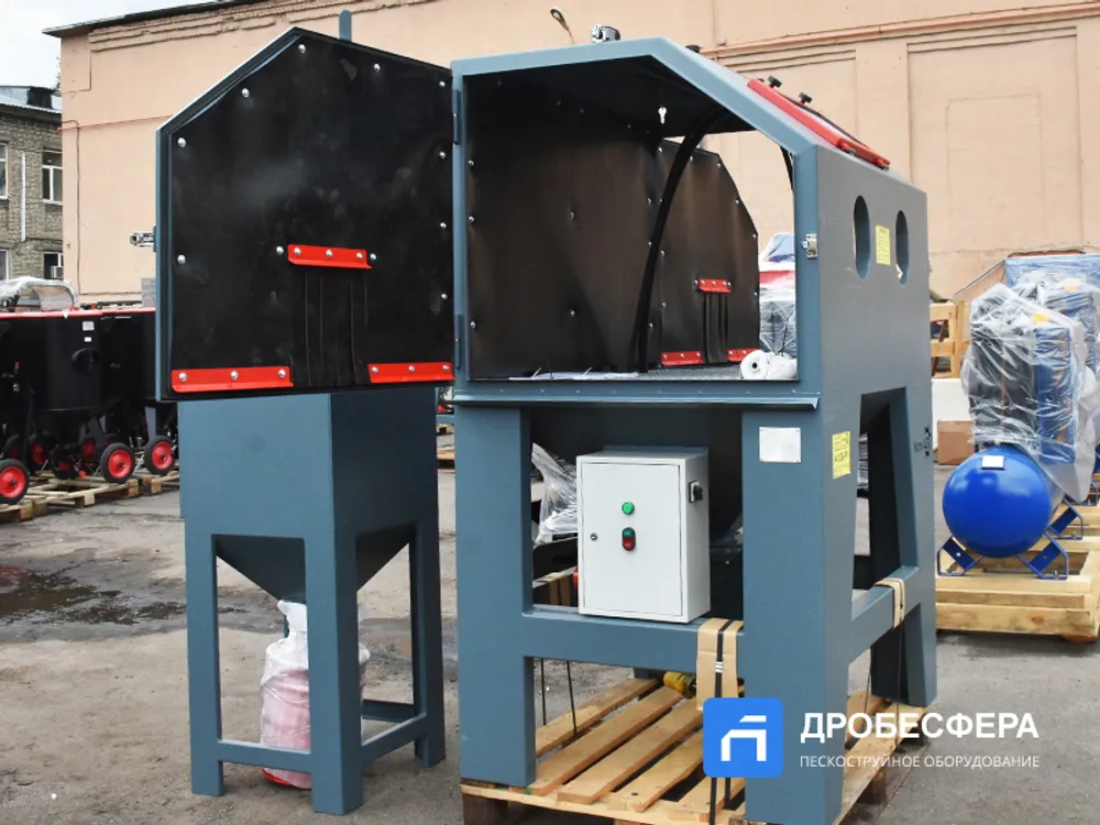 Пескоструйная камера NowAG A-100PF с фильтром