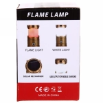 Фонарь туристический раздвижной, 6+1LED, свет теплый-холодный,14*9 см, аккумулятор