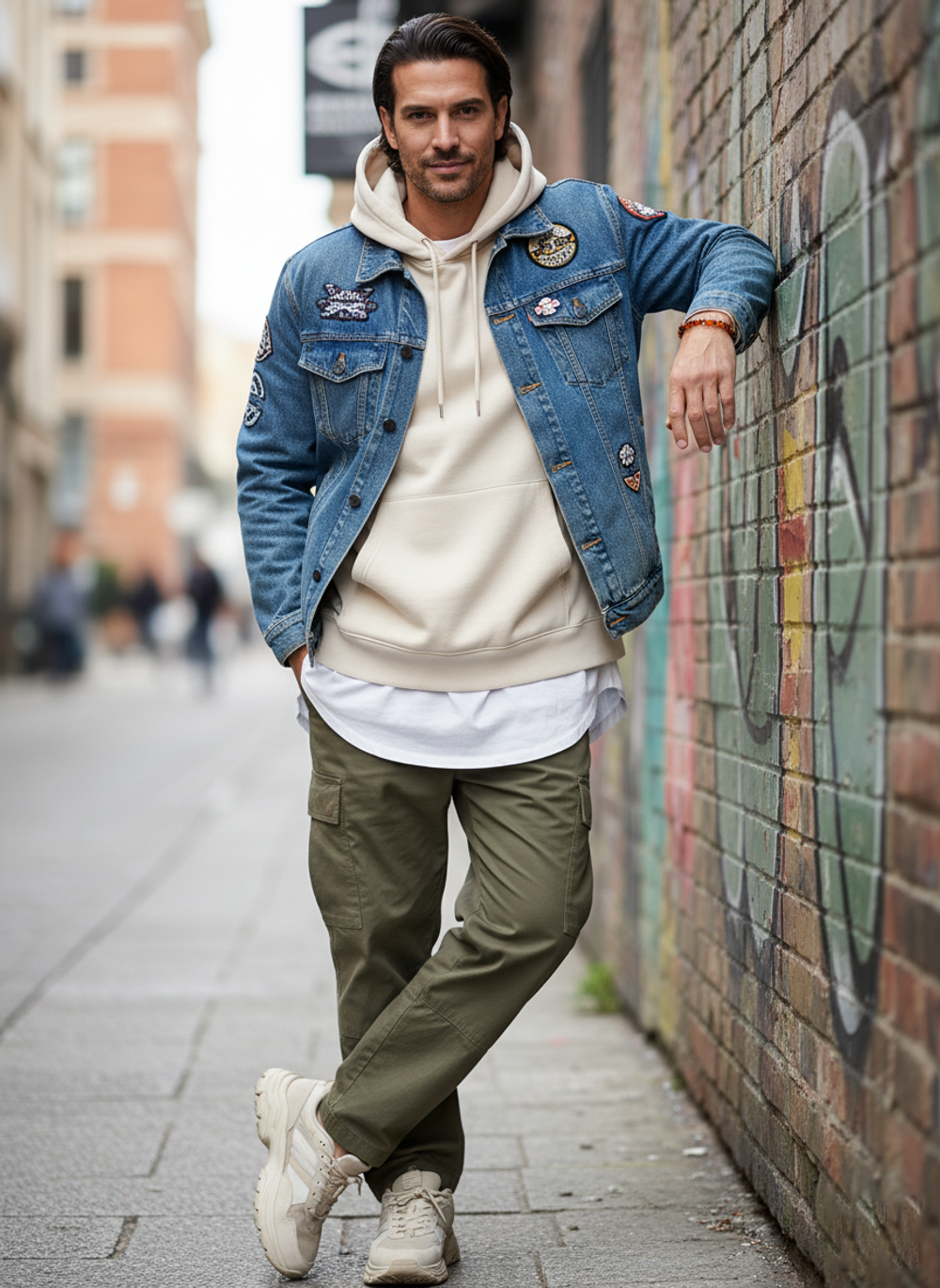 Браслет на руку. Янтарь натуральный формованный