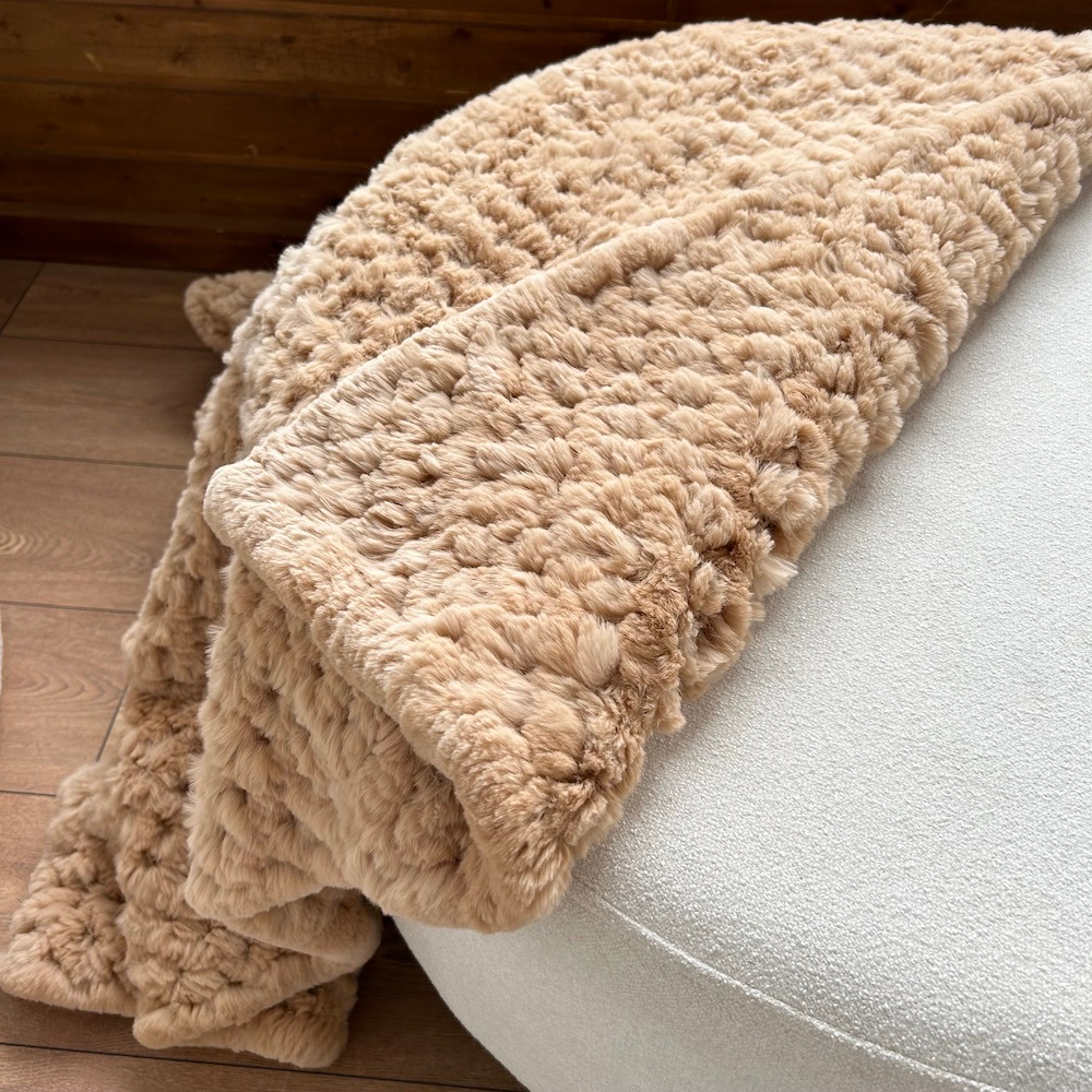 вязаный плед