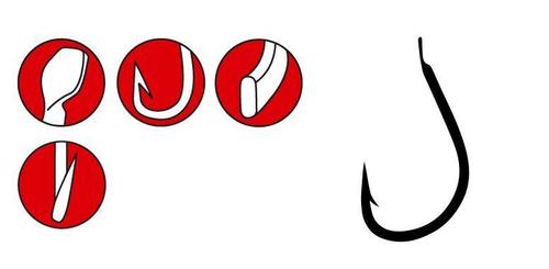 Крючок Gamakatsu Hook LS-3610N Nickel №08