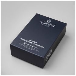 НАБОР СТОЛОВЫХ ПРИБОРОВ PRIMA AGNESS 18 ПР., СТАЛЬ 18/10