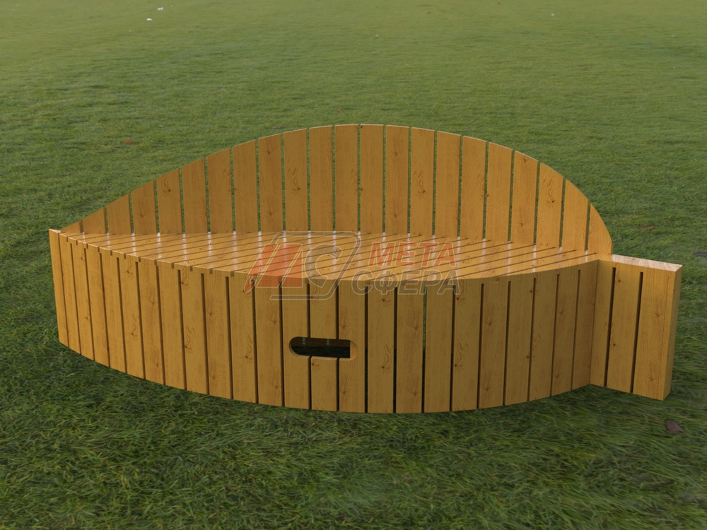 Скамейка Лист