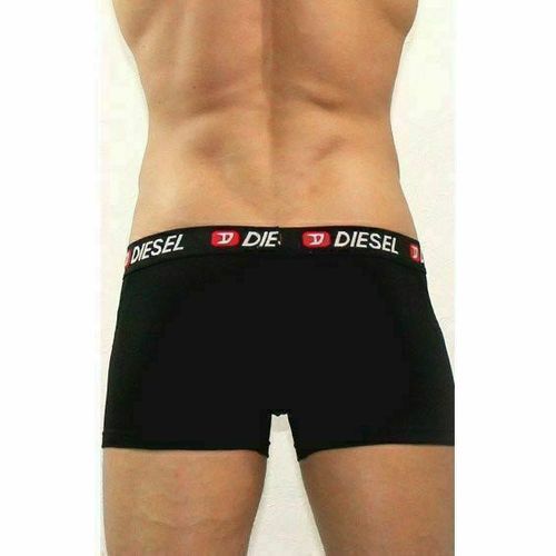 Мужские трусы боксеры черные Diesel Black