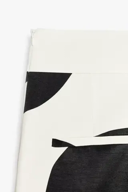 ZARA ШИРОКИЕ БРЮКИ В ГОРОШЕК — ZW COLLECTION, ЧЕРНЫЙ/БЕЛЫЙ