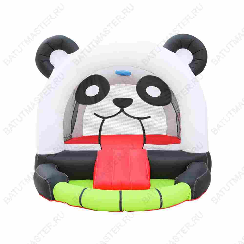 Батут для детей на дачу "Весёлая панда" 3,4*2,7*2,1 м