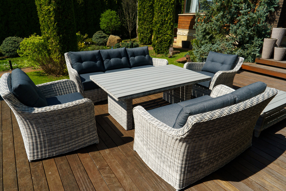 Лаунж стол Besta Fiesta ВЕНЕЦИЯ 180, серый