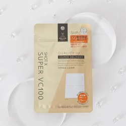 Quality Маска с витамином С и ниацинамидом с лифтинговым эффектом Кволити Фест дерма лазер супер VC100- 1st Derma Laser Shot X Super VC100, 15 шт.