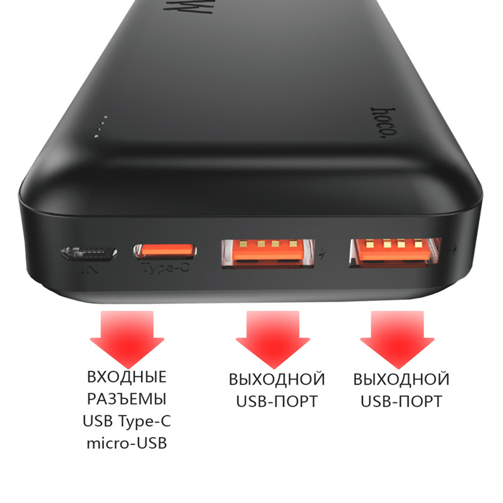 Повербанк (PowerBank) Hoco. J101A (20000mAh/QC3.0)
