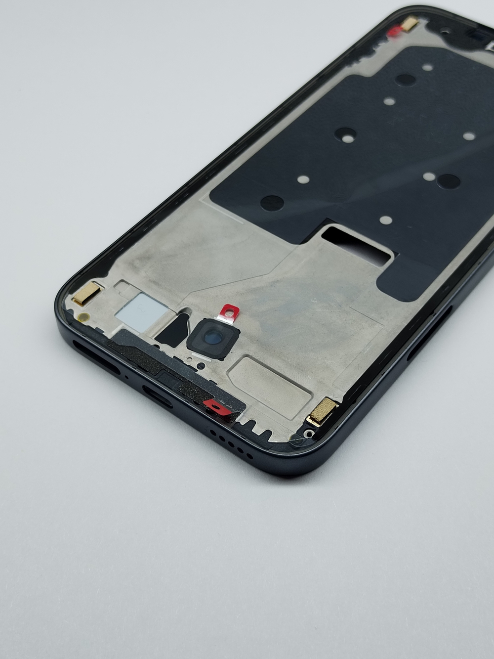 Honor 400 Lite (ABR-NX1) - рамка дисплея (корпус) + шлейф кнопок + кнопки (ORIG)