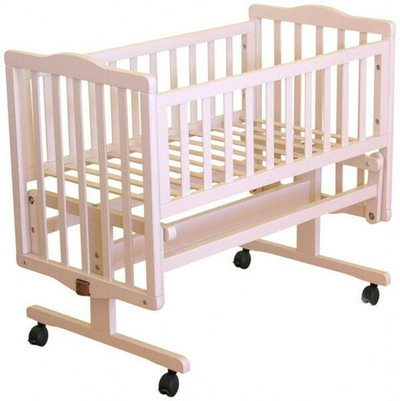 Колыбель Красная Звезда Софьюшка С-852 (маятник поперечный) 90х45 см слоновая кость