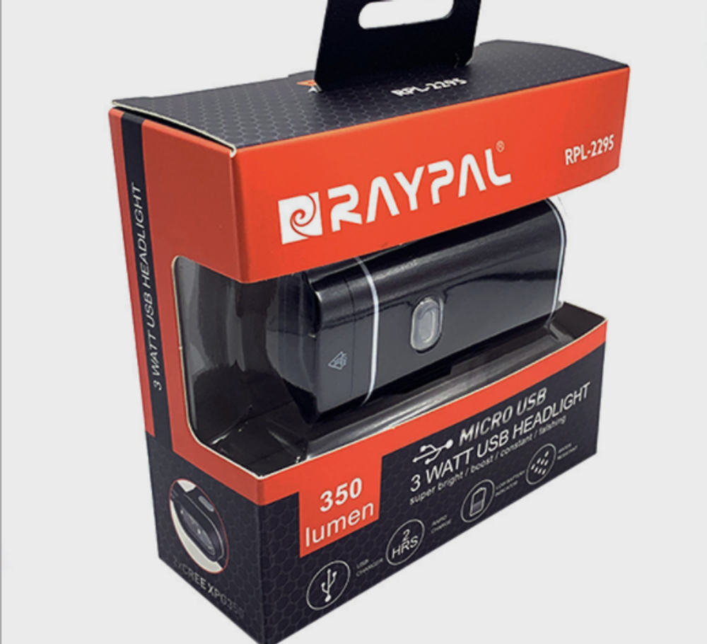 Фара Raypal RPL-2295 передняя с подзарядкой, 500 Lumen 1800MAH