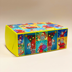 Коробка для десертов "POP ART Новый год", 25х17х10 см