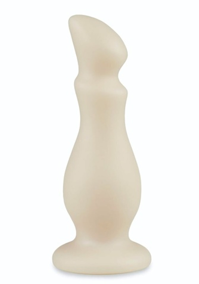 Телесный плаг-массажёр - 14 см. (Цвет: телесный)