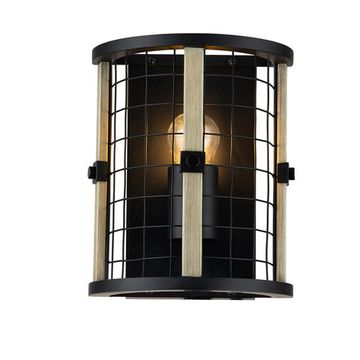 Бра 1*E27 V000034 10014/1W Black черный Castello Indigo