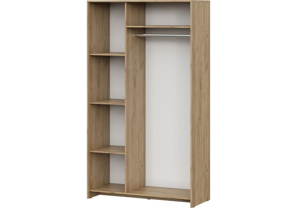 Шкаф трехстворчатый Taika дуб золотой / камень темный