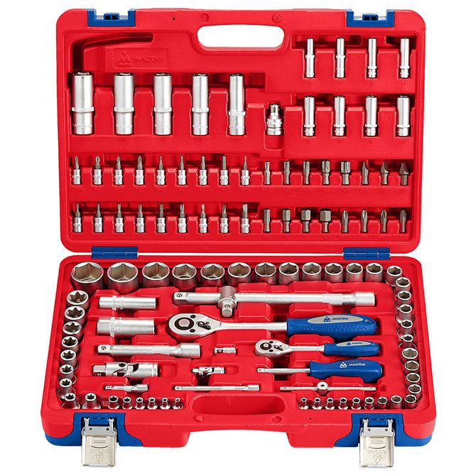 МАСТАК (01-108C) Набор инструментов универсальный, 108 предметов