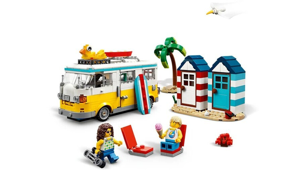 Конструктор LEGO Creator 3in1 31138 Пляжный фургон для кемпинга