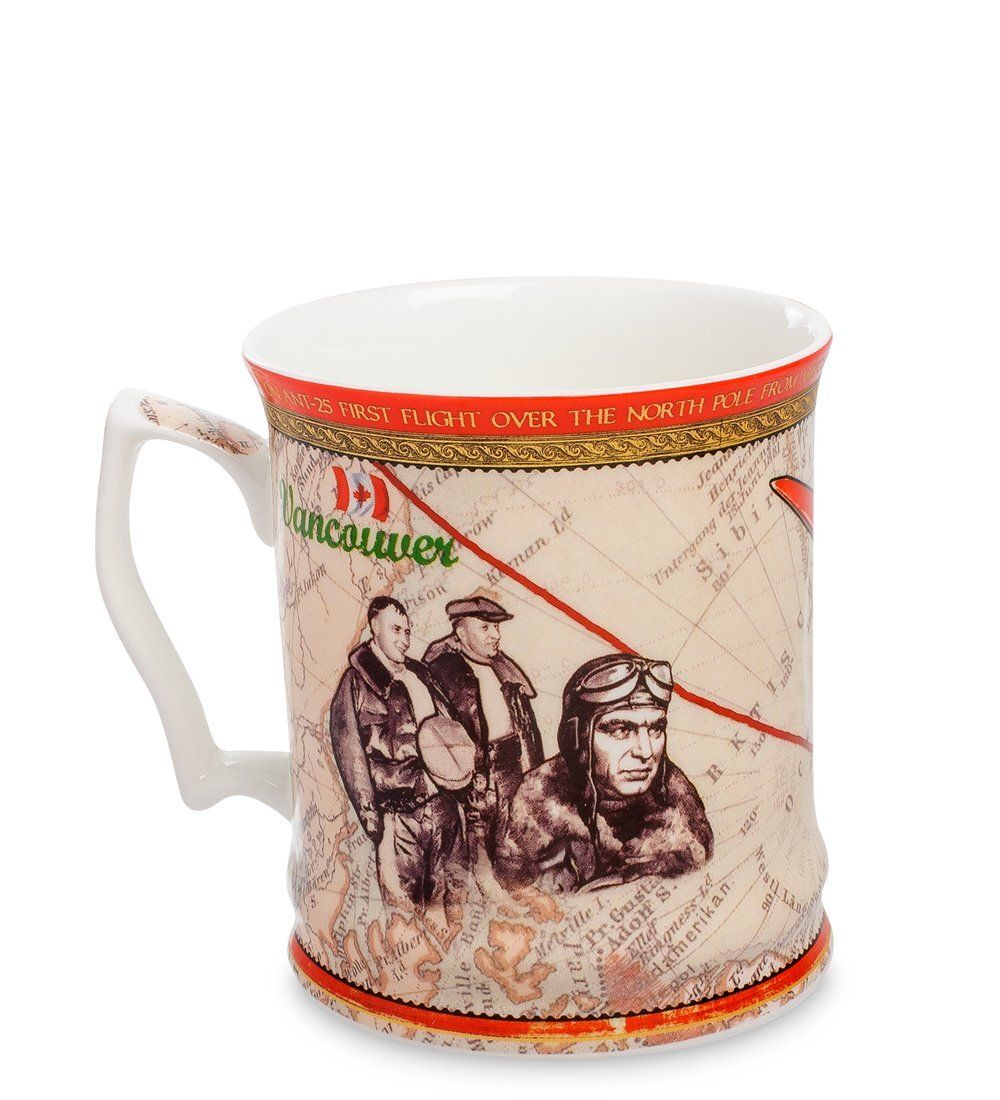 Carmani CN-09 Кружка «Перелет Москва-Ванкувер 1937 г.» 450 мл