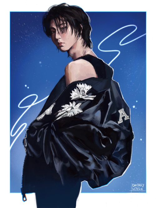 Арт принт / cherryleash / STRAY KIDS / Джисон #15