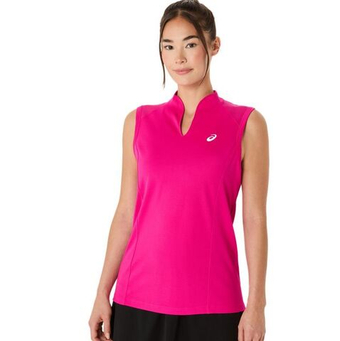 Женский теннисный топ Asics Court - розовый Rave