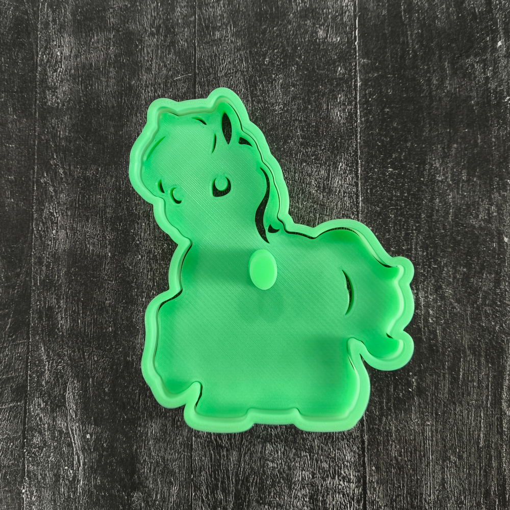 Штамп Лошадка №1 Двойной комплект