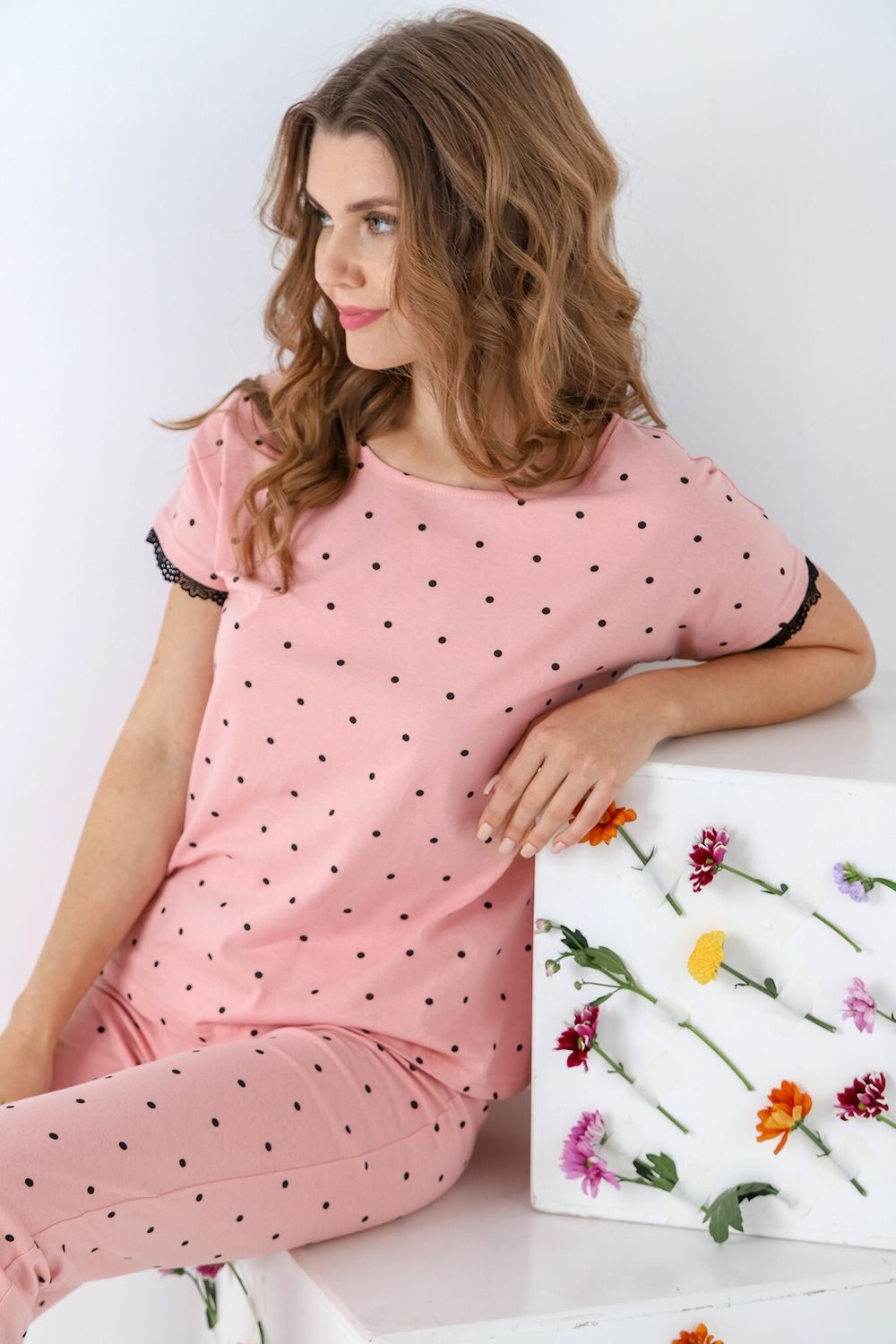 Пижама Джуди-3 Виотекс КОРАЛЛОВЫЙ