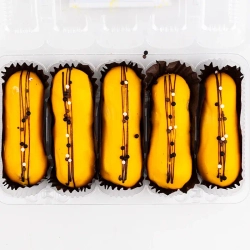 Пирожное эклер Манго-маракуйя "Десертные истории" (1 уп=5)