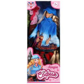 Кукла 29 см София , руки и ноги сгиб, акс, кор КАРАПУЗ