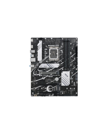 Материнская плата ASUS PRIME H770-PLUS D4 (Socket 1700, ATX, 4xDDR4(128GB), DP/HDMI, 1xPCIe 5.0x16/2xPCIe 4.0x16, 2xPCIe 3.0, 1xLAN (2.5GbE), 4xSATA 6Gb/s, 3xM.2, 1xM.2 E key, 1xType-C, 5xUSB 3.2, 2xUSB 2.0)