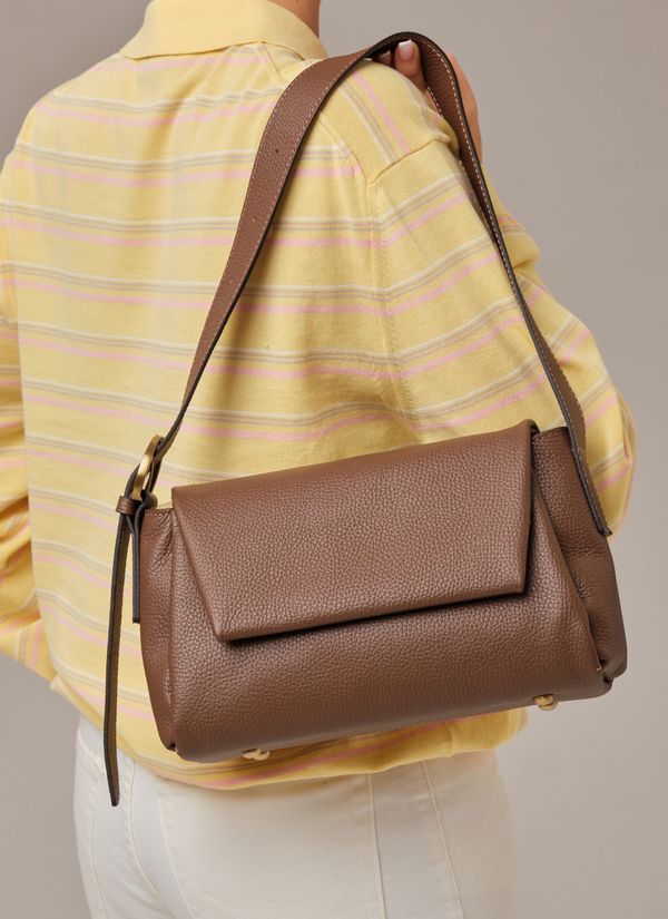 Кожаная сумка Nova DBR 31391 коричневый какао