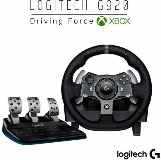 Комплект Logitech G G920 Driving Force, черный