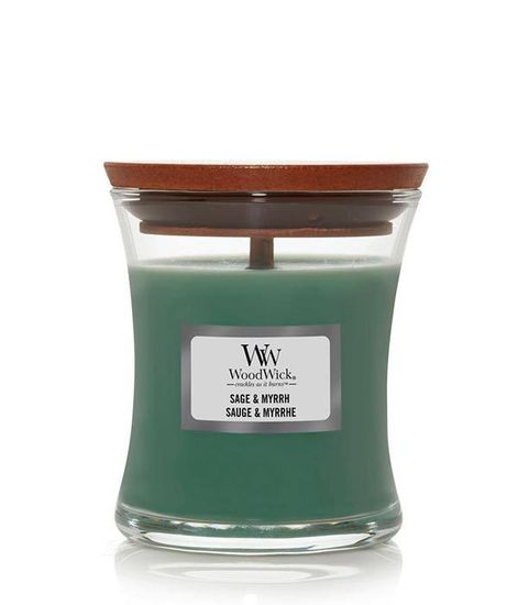 Шалфей и мирт, ароматическая свеча, WoodWick