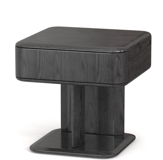 Тумба прикроватная 4617, черная