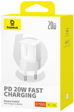 Зарядное устройство Baseus GaN5S 1C 20W USB Type-C белый