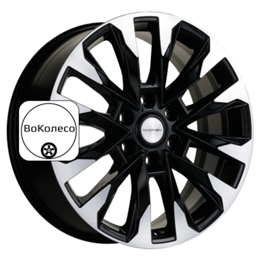 8x20/6x114,3 ET40 D67,1 KHW2010 (Mohave) Black-FP Khomen Wheels