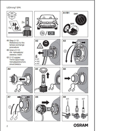 Автомобильные светодиодные лампы H7 OSRAM 64210DWSPK