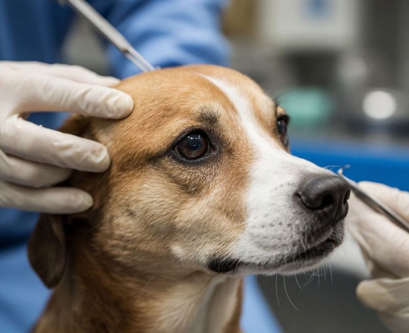 Иссечение эктопированной ресницы