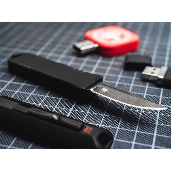 Автоматический нож Boker 06EX266 USB OTF 2.0 с клинком из стали D2, рукоять Анодированный алюминиевый сплав (6061 T-6 Aluminium)