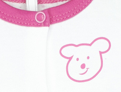 Боди МИШКА И ЗВЕЗДЫ (розовый)