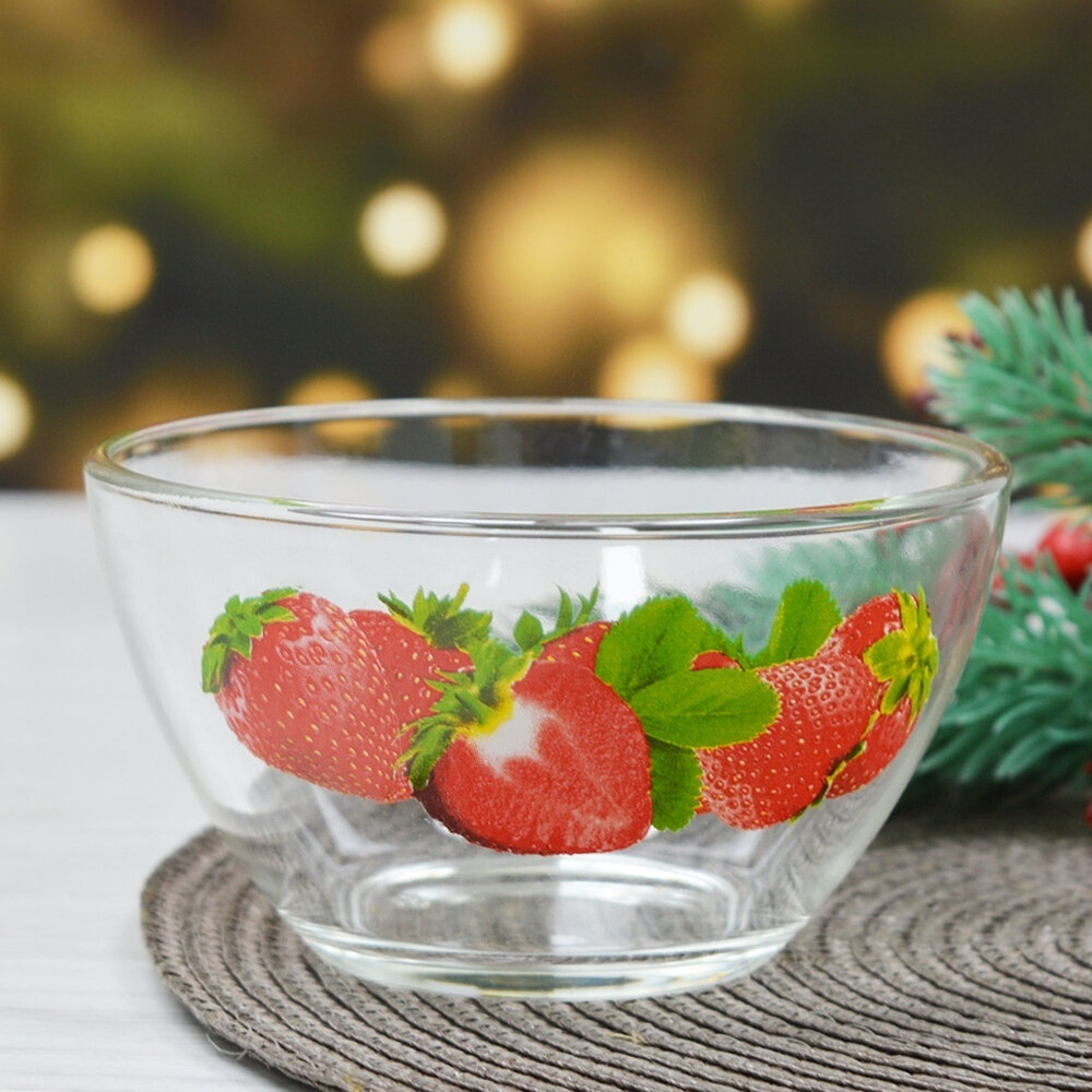 Салатник "Гладкий" (Клубника и малина) 11см