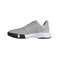 Мужские кроссовки теннисные Adidas CourtJam Bounce M - grey two/silver metallic/core black