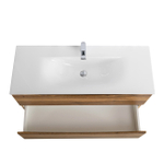 Тумба с раковиной подвесная BelBagno MARINO-CER-N-1200-2C-SO-RR-P Rovere Rustico, раковина белая BB-8099-120