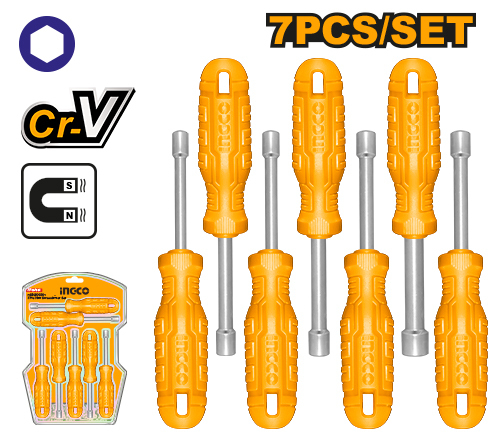 Набор торцевых отверток 7 шт. INGCO HKNSD0701