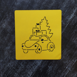 Машина новогодняя №6