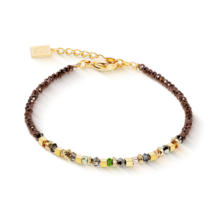 Браслет Coeur de Lion Brown-Olive 4359/30-1109