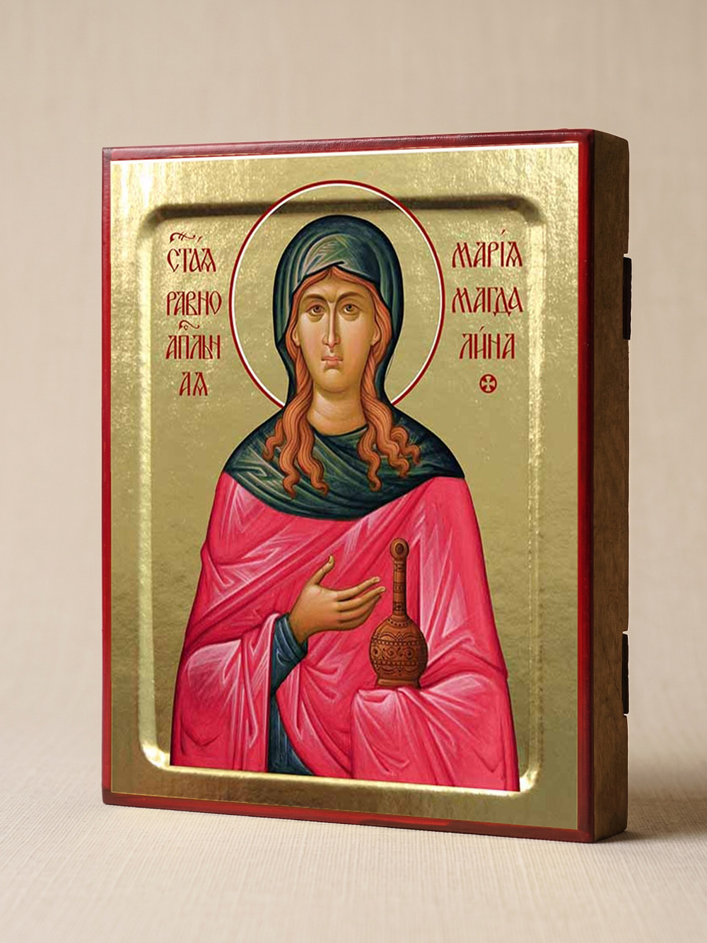 Икона Марии Магдалины, равноапостольной на дереве: 125 х 160 (Синопсисъ)